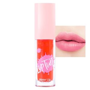 rosarden water lip stain, hydrating lip stain, pink moisturizing lip stain, lip stain long lasting waterproof, high pigment lightweight moisturizing non-sticky liquid glossy lip stain for lip makeup (01#)