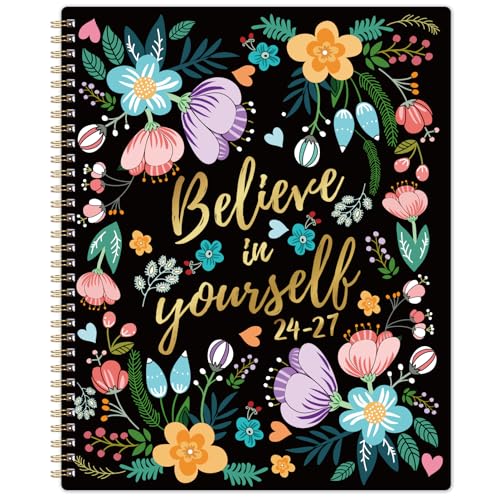 2024-2026 Monthly Planner/Monthly Calendar - 3 Year Monthly Planner 2024-2026, 36 Monthly Planner from Jan. 2024 - Dec. 2026, 9" x 11", 2024-2026 Calendar Planner with Tabs + Double-side Pocket +