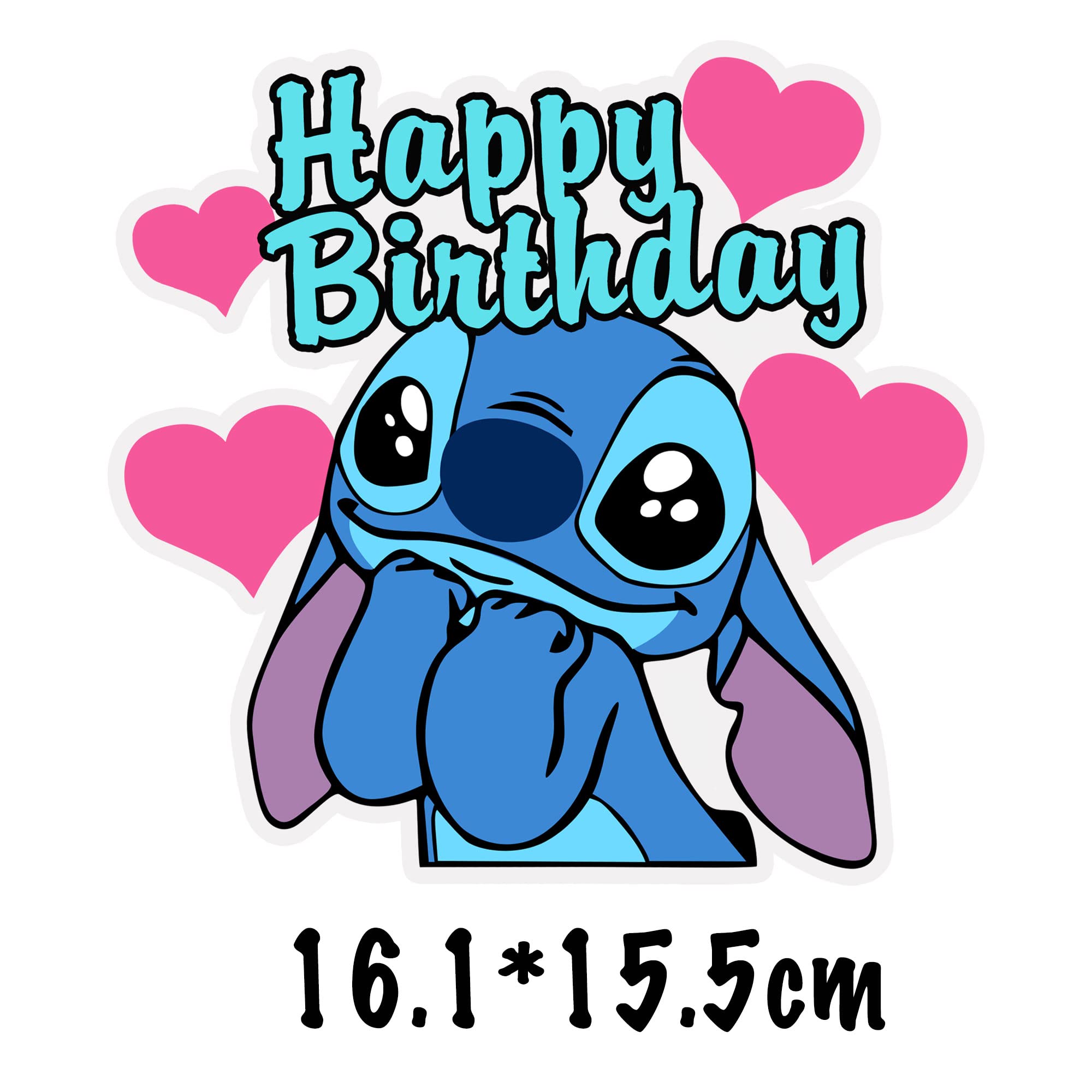 Stitch Birthday Cake Topper for Stitch Birthday Party Decorations, Lilo and Stitch Birthday Party Supplies