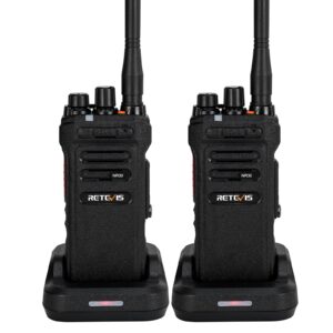 retevis nr30 long range walkie talkies, professional gmrs ip67 waterproof 2 way radios, 2800mah, noise cancelling, for adult survival mountain emergency business(2 pack)