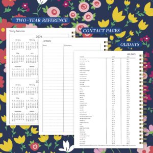 2024 Academic Planner - Planner 2024 Weekly & Monthly Planner with Tabs, 6.3" x 8.5", Jan 2024-Dec 2024, Daily Planner Yearly Agenda Calendar Organizer