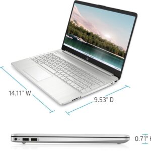 HP 15.6’’ Touchscreen Laptop, 11th Gen Intel Core i5-1135G7 Processor, 16GB RAM, 1TB SSD, 15.6” HD Touch Display, Intel Iris Xe Graphics, Wi-Fi, Webcam, Windows 11 Home in S Mode, Natural Silver
