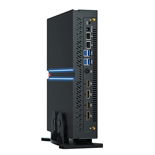 msecore Mini Gaming PC, Desktop Computer with Powerful i9-12900F 16 Cores Upto 5.1GHz, RTX3060 12G Graphics Card, 64G RAM 2T PCIE 4.0 SSD, Dual NIC, Optical, Four Display, WiFi 6, Windows 11 Pro