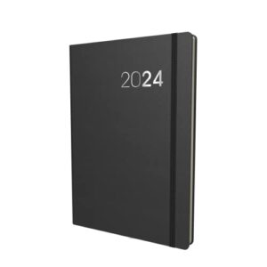 collins legacy 2024 diary a5 day to page diary (with appointments) - business planner and organiser - january to december 2024 diary - daily - black - cl51.99-24