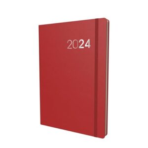 collins legacy 2024 diary a5 week to view diary - business planner and organiser - january to december 2024 diary - weekly - red - cl53.15-24, cover may vary