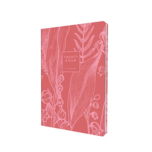 Collins Tara 2024 Diary A5 Day to Page Journal (with Appointments) - Lifestyle Planner and Organiser for Office, Work, Personal and Home - January to December 2024 Diary - Daily - Red - TA151.15-24