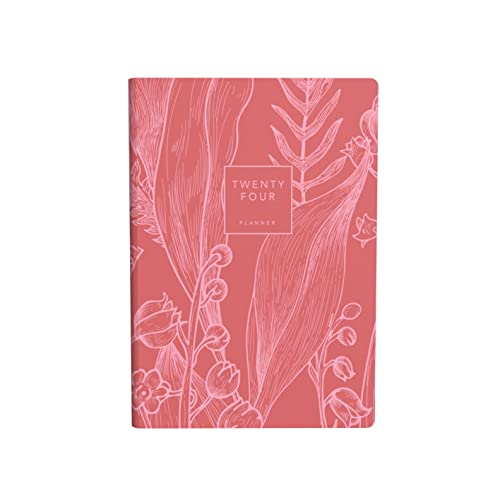 Collins Tara 2024 Diary A5 Day to Page Journal (with Appointments) - Lifestyle Planner and Organiser for Office, Work, Personal and Home - January to December 2024 Diary - Daily - Red - TA151.15-24