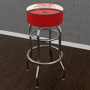 Trademark Gameroom Bar Stool - Pure Oil Vintage Stool with Foam Padded Seat - Swivel Chair for Game Room, Garage, or Home Bar