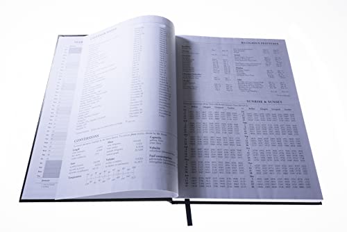 Collins Essential A4 Diary Week to View Planner 2024 - Eco Friendly, Recycled Paper, Fully Recyclable - Complete Planner 2024 Daily Weekly and Monthly - A4 Size (Black)