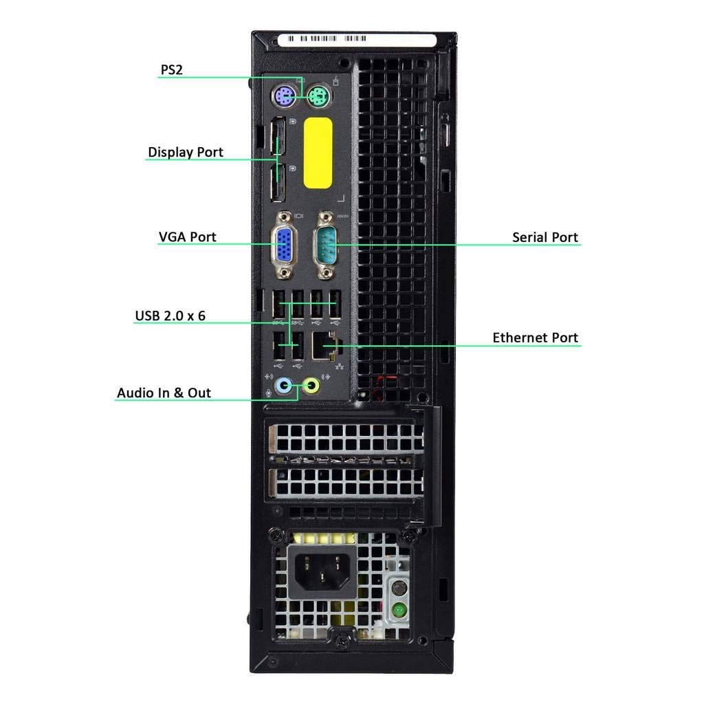 Dell Optiplex 9020 Small Desktop Computer (SFF) | Quad Core Intel i7 (3.40GHz) | 32GB DDR3 RAM | 1TB SSD Solid State | WiFi + Bluetooth | Windows 10 Pro (Renewed)