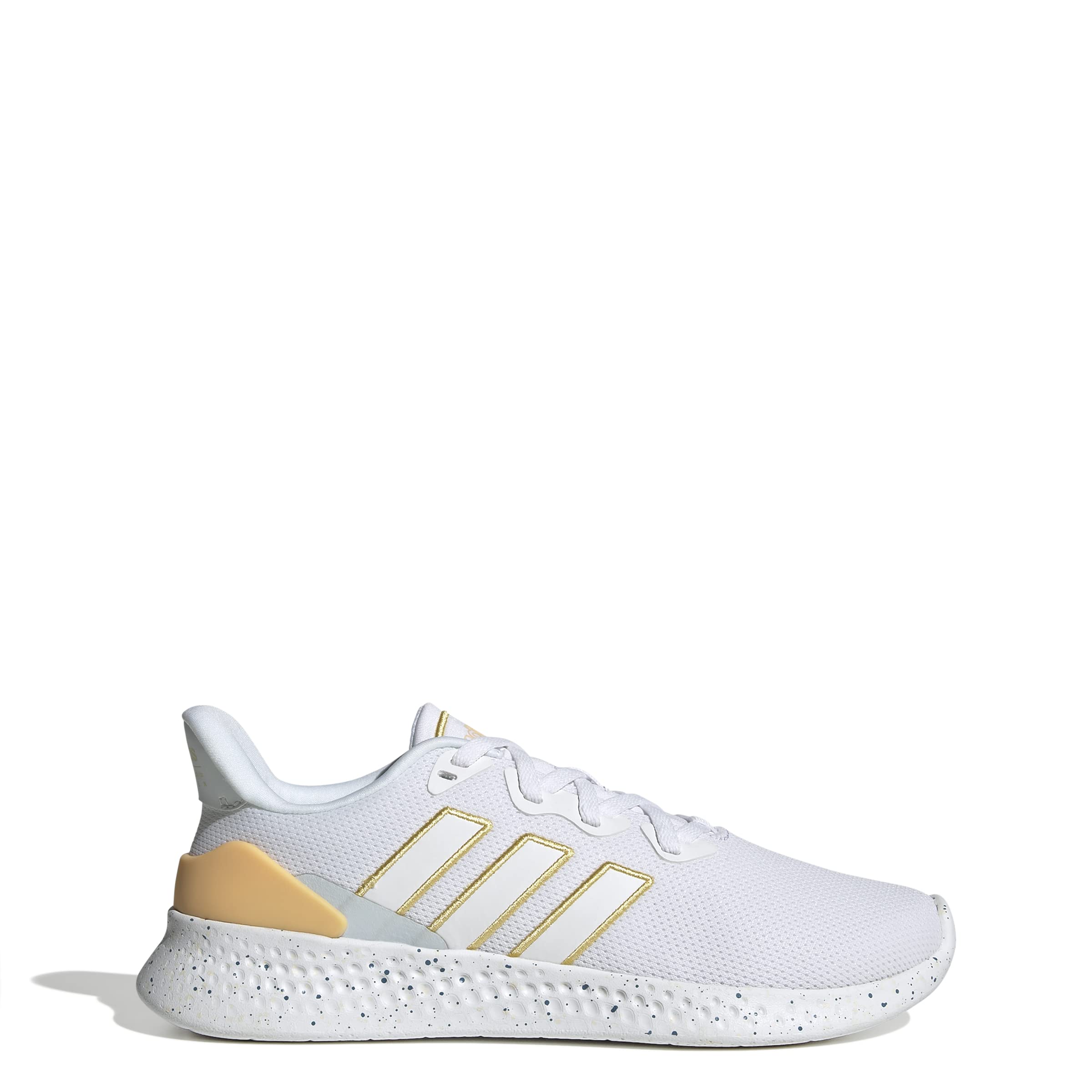 adidas Women's Puremotion SE Running Shoes White/White/Goldmet 6.5