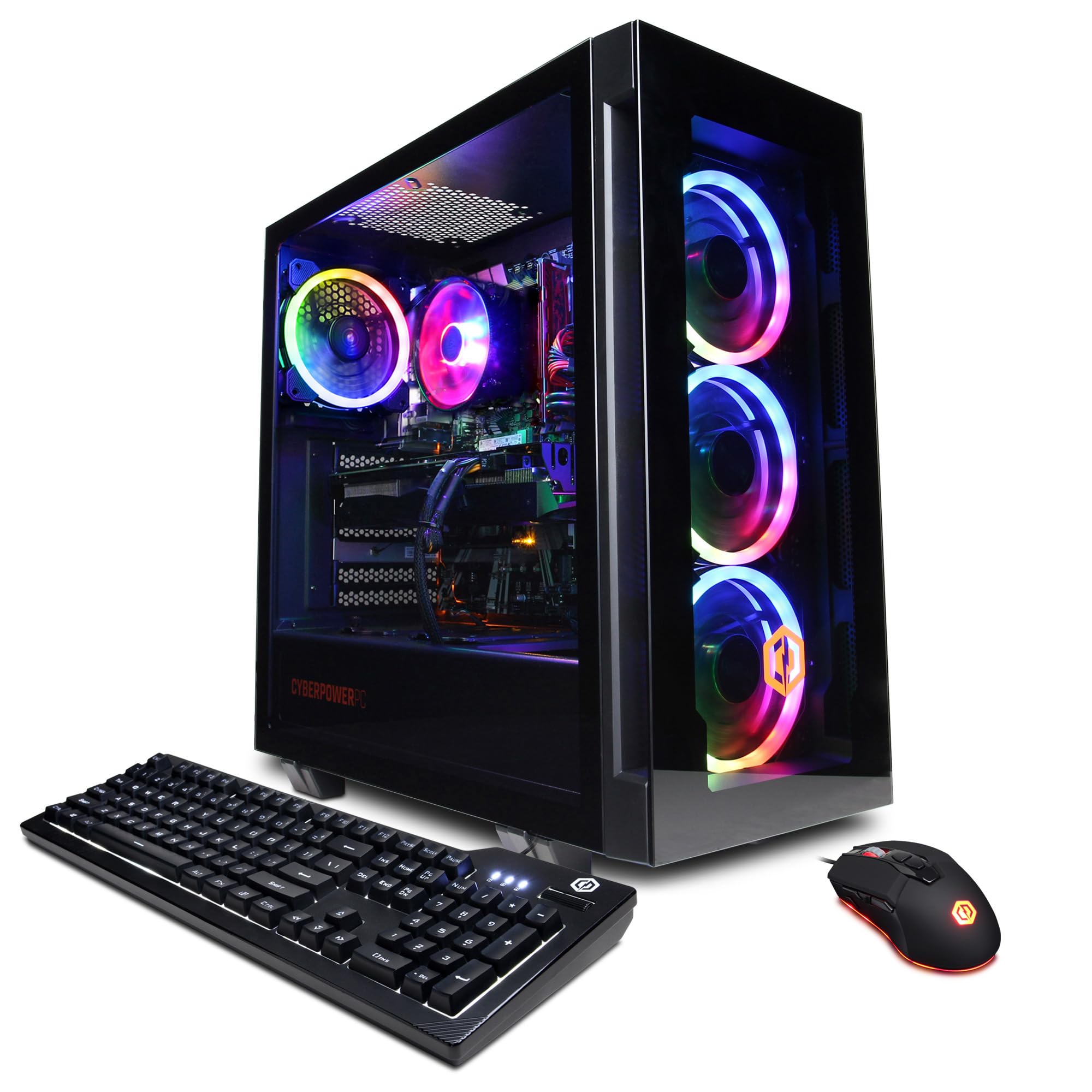 CyberpowerPC Gamer Supreme Liquid Cool Gaming PC, AMD Ryzen 9 7900X 4.7GHz 3.8GHz, GeForce RTX 4070 12GB, 16GB DDR5, 2TB NVMe SSD, Wi-Fi Ready & Windows 11 Home (SLC8390A), White