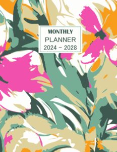 2024-2028 monthly planner: 5 years from january 2024 to december 2028