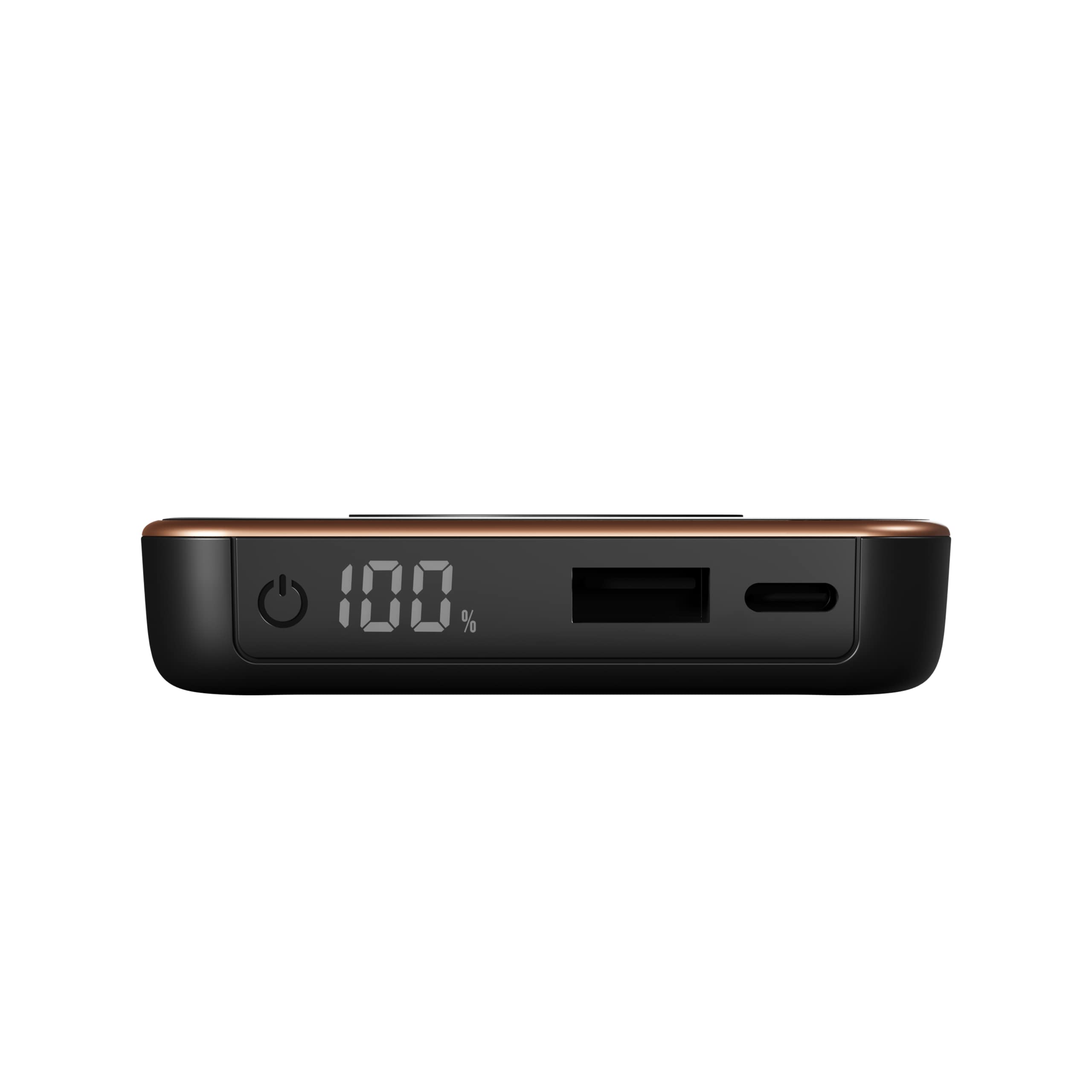 DURACELL Core 10 Portable Charger | Wireless 10,000mAh Power Bank | Portable Charger for iPhone, iPad, Android and More | Charge 3 Devices One Time- USB-C + USB-A + Wireless Charging