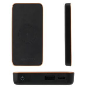 DURACELL Core 10 Portable Charger | Wireless 10,000mAh Power Bank | Portable Charger for iPhone, iPad, Android and More | Charge 3 Devices One Time- USB-C + USB-A + Wireless Charging