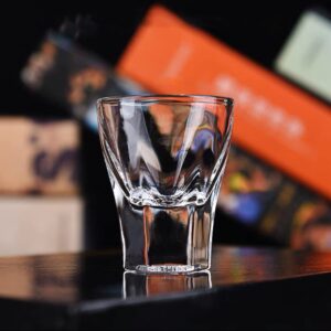 QAPPDA 1.5oz Shot Glasses,50ml Heavy Base Shot Glasses Bulk Set of 40,Clear Durable Shot Glass Cups Tequila Bar Shooter Glasses for Vodka,Liquor,Espresso