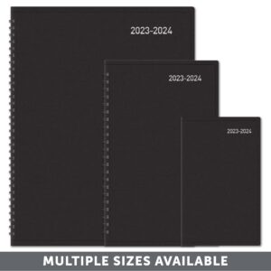 2023-2024 Office Depot® Brand 14-Month Weekly/Monthly Academic Planner, 5" x 8", 30% Recycled, Black, July 2023 to August 2024