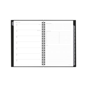 2023-2024 AT-A-GLANCE® Elevation 13-Month Academic Weekly/Monthly Planner, 5-1/2" x 8-1/2", Black, July 2023 to July 2024, 75101P05