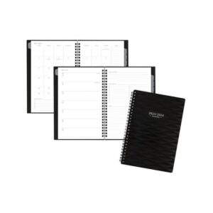 2023-2024 AT-A-GLANCE® Elevation 13-Month Academic Weekly/Monthly Planner, 5-1/2" x 8-1/2", Black, July 2023 to July 2024, 75101P05