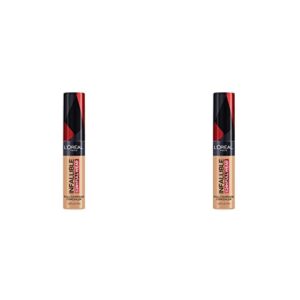l'oréal paris makeup infallible full wear waterproof matte concealer, toffee (pack of 2)