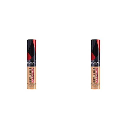 L'Oréal Paris Makeup Infallible Full Wear Waterproof Matte Concealer, Toffee (Pack of 2)