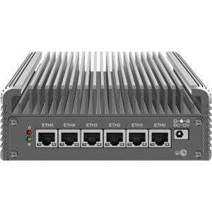 cwwk 12th gen alder lake 2.5g soft router intel i7-1265u 6x intel i226-v fanless mini pc firewall appliance proxmox (barebone)