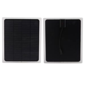 Waterproof Solar Panels with Clips for RV Battery Charging - 12V 10W Solar Panel Ideal for Car Charging