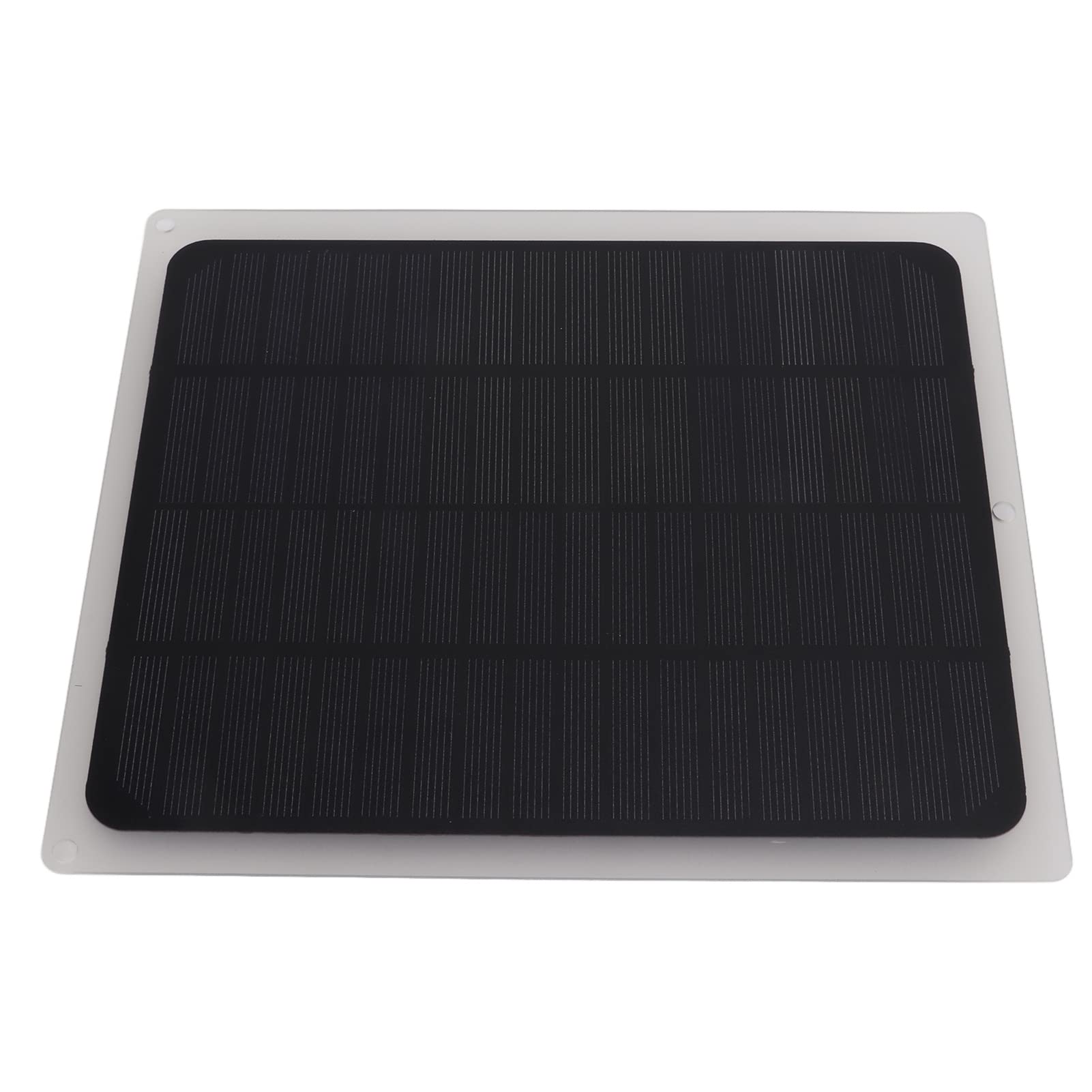 Waterproof Solar Panels with Clips for RV Battery Charging - 12V 10W Solar Panel Ideal for Car Charging