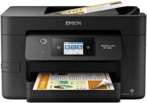 epson workforce pro wf-3820 all-in-one wireless color inkjet printer for office - print scan copy fax - 21 ppm, 8.5 x 14, 4800 x 2400 dpi, 35-sheet adf, auto 2-sided printing, ethernet, wifi, usb