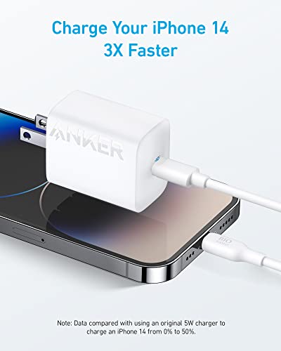 Anker 2-Pack 30W USB-C Foldable Fast Charger for iPhone, Samsung, MacBook Air, iPad Pro, Pixelbook, and More (Cables Not Included)