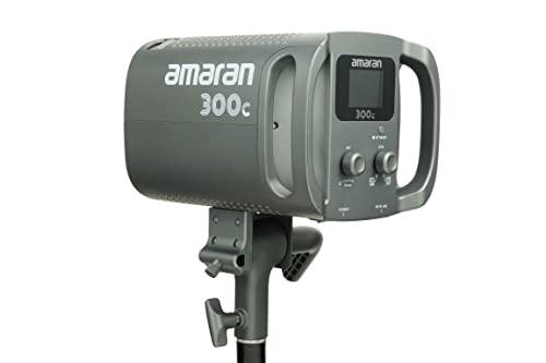 Aputure Amaran 300c RGB COB Video Light Bowen Mount 2,500K to 7,500K CCT with G/M Adjustment 26,580 lux @ 1m with Hyper Reflector Support APP Control