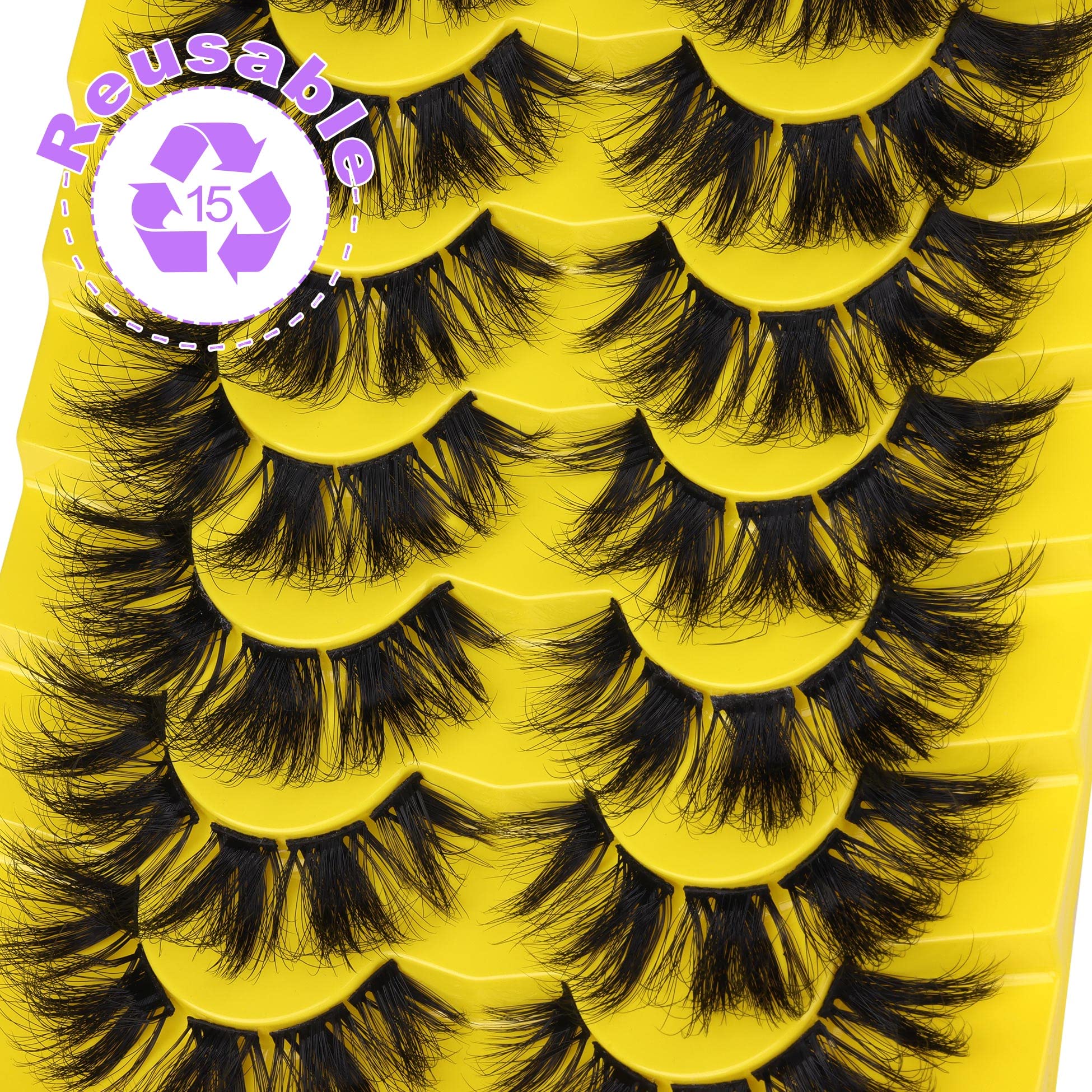 Lash Clusters Fluffy 16-20MM Individual Lashes Dramatic False Eyelashes Cluster 70 Pcs Wispy Natural Looking DIY Fake Lashes Pack by Mavphnee