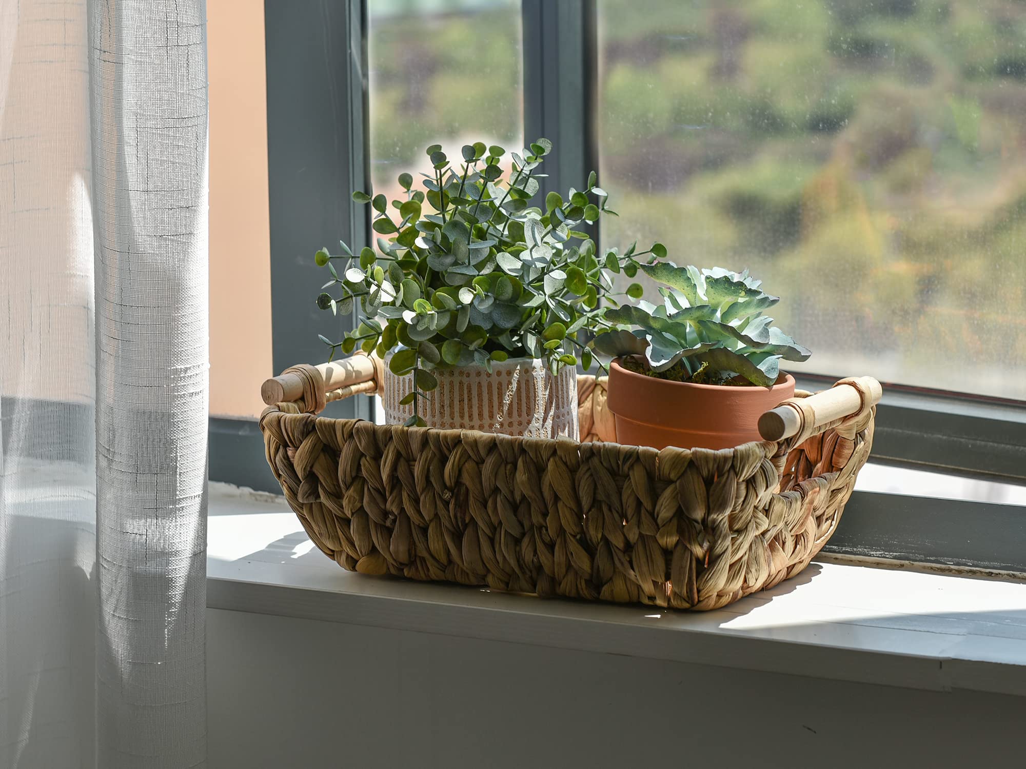 StorageWorks Water Hyacinth Storage Baskets