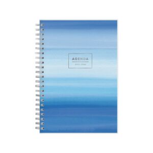 2023-2024 blue sky chanson 5-inch x 8-inch academic weekly & monthly planner, blue (128694-a24)