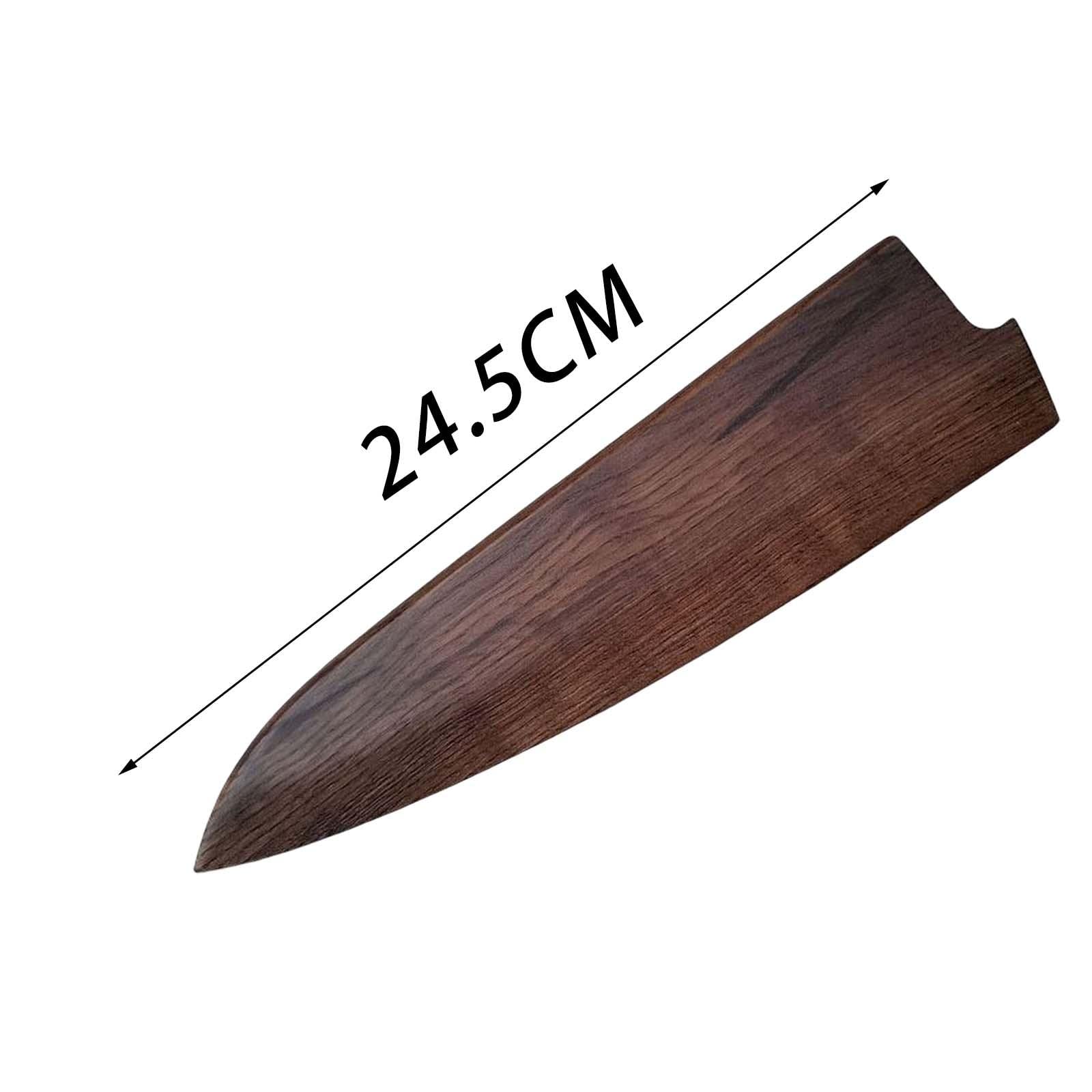 Knife Scabbard Knife Wooden Cover Cutter Cover Pocket Holder Convenient Sheath Classical Wear Resistant Bag for Kitchen Hunting, 210mm