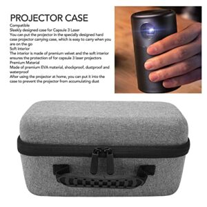 Cuifati Projector Carrying Case for Samsung Nebula Anker Capsule 3 Laser & The Freestyle 1080P Projector, EVA Waterproof Shakeproof Portable Travel Bag