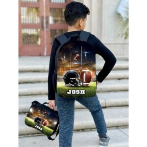 Football Sports Personalized Backpack 16" inch Add Name or Text.