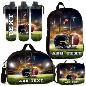 Football Sports Personalized Backpack 16" inch Add Name or Text.