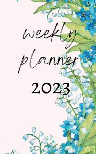 weekly planner 2023-2034: weekly planner 2023-2024,Retro Rose Wildflower Cage Design,simple design with Colorful Colore