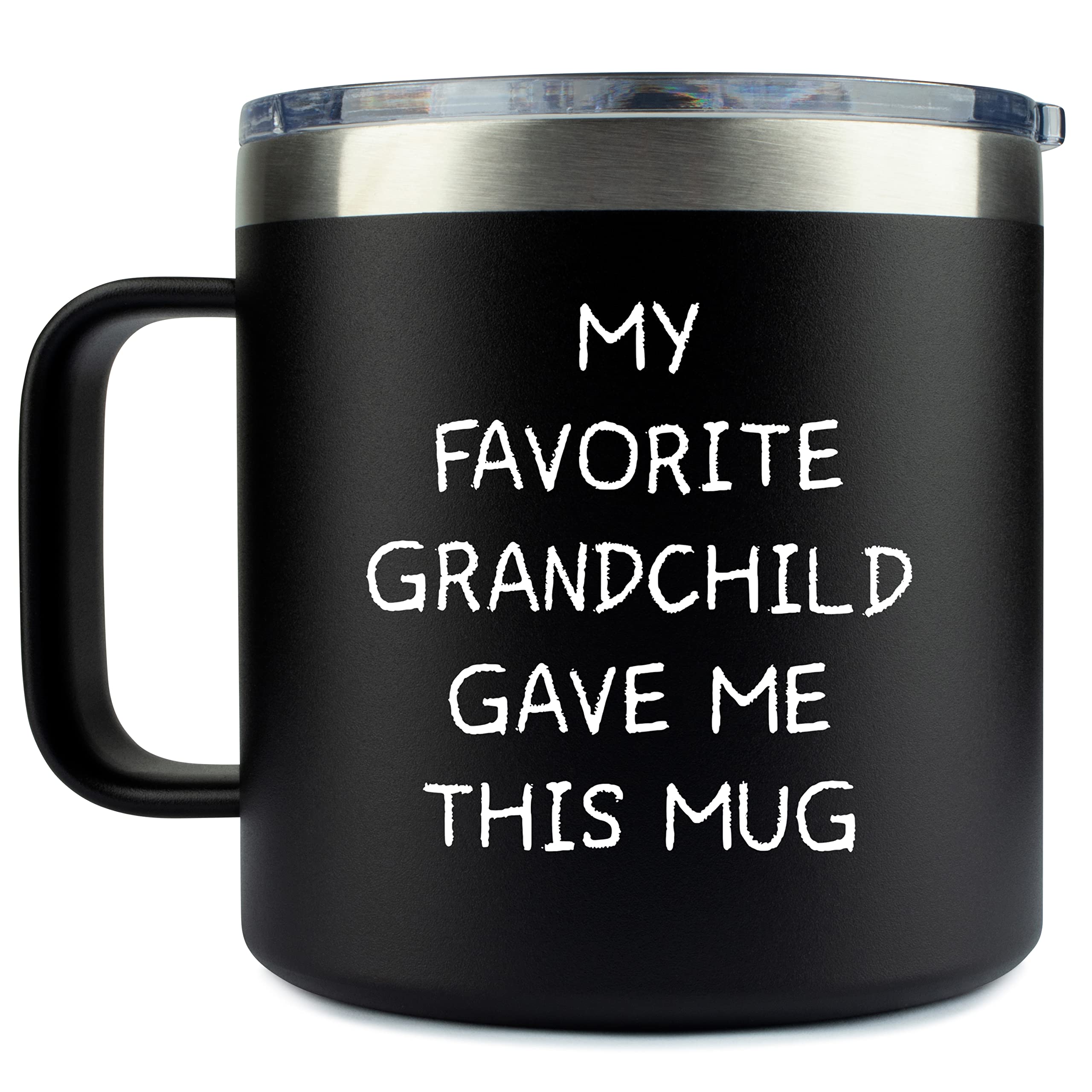 Papa Gifts Grandpa Mug – Coffee Tumbler Mug 14oz - Funny and Unique Gift Idea from Grandchildren, Granddaughter, Grandkids, Grandson, Cool, Birthday, Best, Fathers Day, Retirement