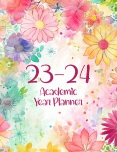 academic planner 23-24: weekly and monthly academic planner with to-do list: academic planner 2023-2024: academic planner, from july 2023 - june 2024
