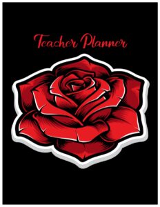 teacher planner 2023 2024: daily and monthly planner 2023 -2024 - review your daily priorities at the beginning of each day - check your work calendar daily to review your activities