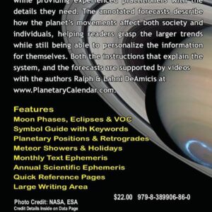 2024 Astrology Day Planner from Planetary Calendar.: A Uniquely Intuitive System with Astrology Forecasts