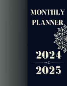 2024-2025 monthly planner 2 years: 24 months planner,january 2024 to december 2025, 2-year calendar & monthly planner- 8.5x11 inches, |theme: simple |