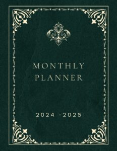 2024-2025 monthly planner: two year schedule organizer (january 2024 through december 2025) with elegant minimalist cover