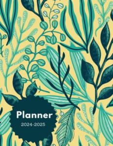 2024 2025 planner / monthly planner / two year calendar / flowers / butterfly / animal: 2024-2025 monthly planner : 2 year schedule organizer from ... 2025 with holidays, notes, goals, to do list