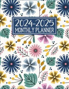 2024-2025 monthly planner: large 2 years schedule organizer from january 2024 to december 2025
