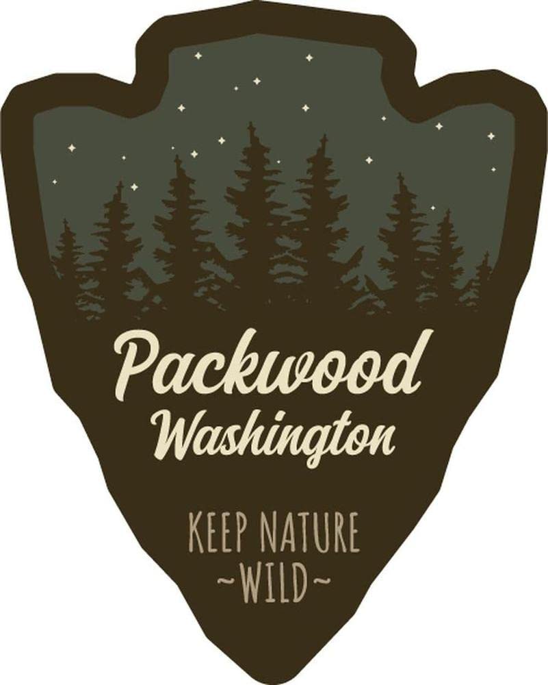 Packwood Washington Vinyl Decal Sticker Arrowhead Design 2 Inch — 🛍️ ...