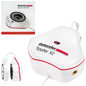 datacolor spyder x2 elite – monitor color calibrator for photographic, video and digital design work. ensures color accuracy and consistency for monitors