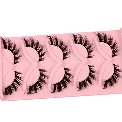 False Eyelashes Fox Eye Lashes Fluffy Faux Mink Lashes Wispy Angel Wing Lashes Volume Long Sexy Fake Eye Lash Pack Bratz Doll Lashes By Milllruez